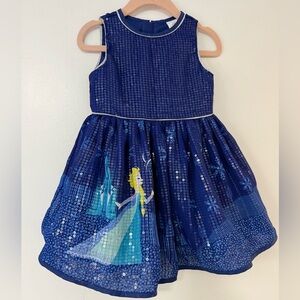 Rare Disney Parks Frozen Elsa Dress EUC 2T